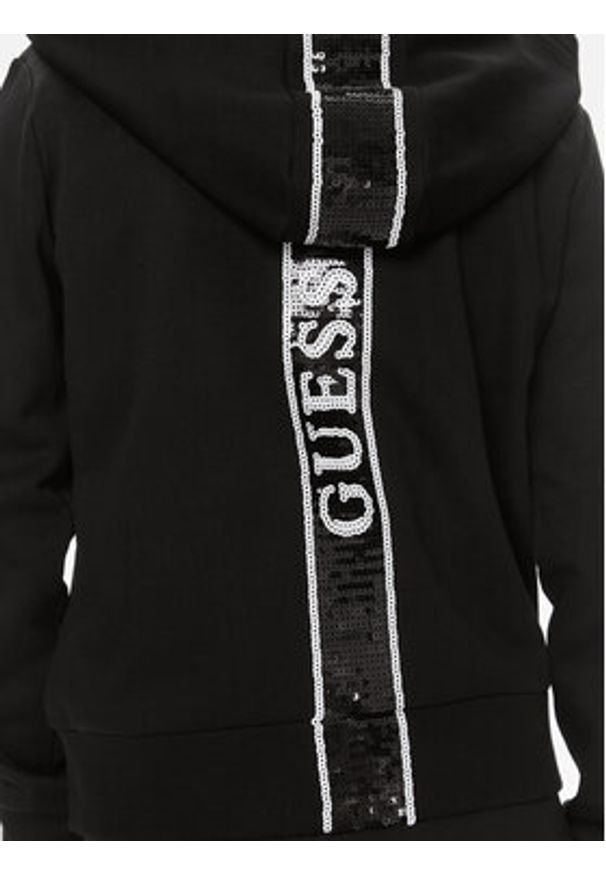 Guess Bluza Giulia V4RQ19 KC3D2 Czarny Regular Fit. Kolor: czarny. Materiał: syntetyk