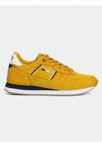 Sneakersy męskie Nautica ARNOLD SOLEIL-WHITE-DEEP. Kolor: żółty