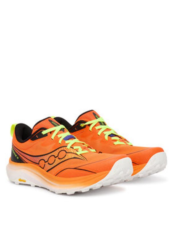 Saucony Buty do biegania Peregrine 16 S21066 Pomarańczowy. Kolor: pomarańczowy. Materiał: materiał