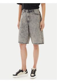 Volcom Szorty jeansowe Beeggy B2012504 Szary Baggy Fit. Kolor: szary. Materiał: bawełna