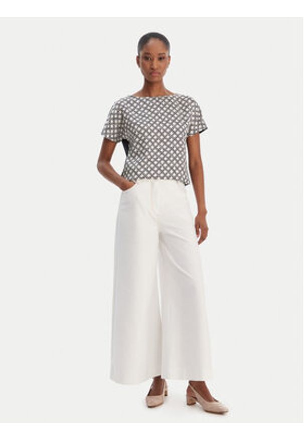 Marella Bluzka Sansa 2615111071 Czarny Regular Fit. Kolor: czarny. Materiał: syntetyk