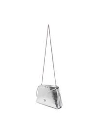 Pinko - PINKO Torebka Mini Clutch+Manico SP Al 25-26 PLTT 105908 A2WD Srebrny. Kolor: srebrny. Materiał: skórzane #4