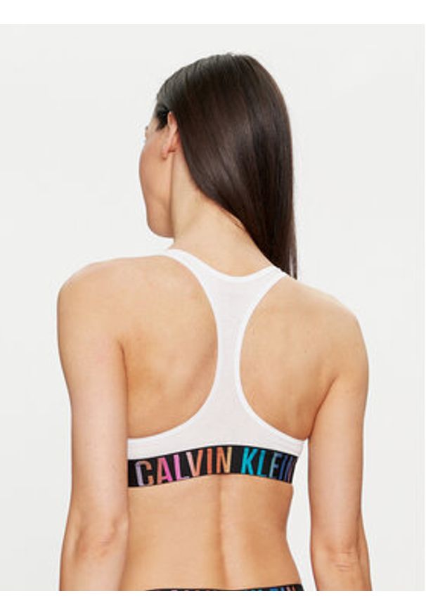 Calvin Klein Underwear Biustonosz top 000QF7831E Biały. Kolor: biały. Materiał: bawełna
