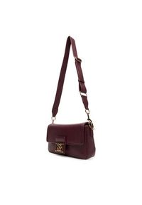 Love Moschino - LOVE MOSCHINO Torebka JC4086PP1NLI0552 Bordowy. Kolor: czerwony. Materiał: skórzane #4