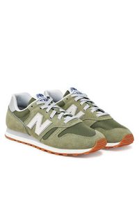 New Balance Sneakersy ML373SI2 Zielony. Kolor: zielony. Materiał: zamsz, skóra. Model: New Balance 373 #3