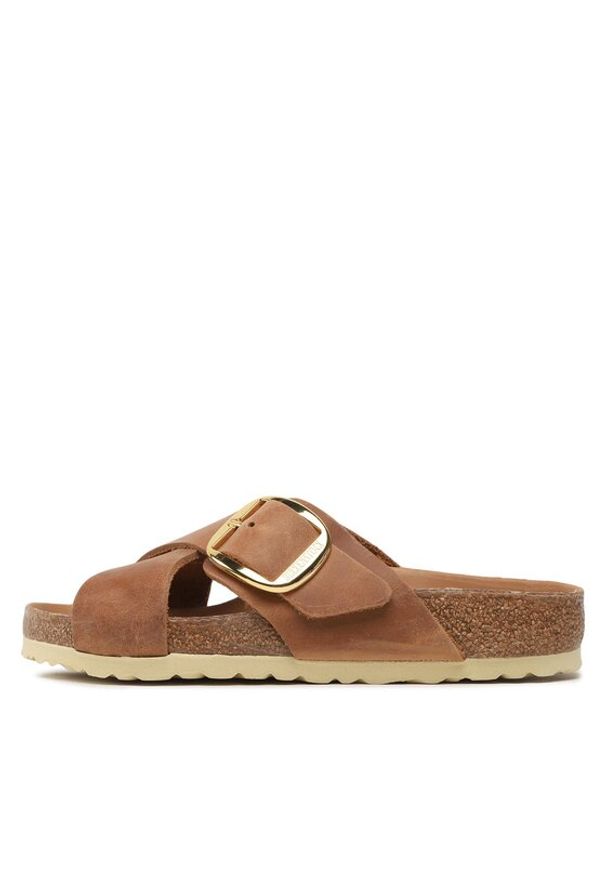 Klapki Birkenstock. Kolor: brązowy