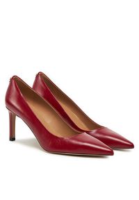 BOSS Szpilki Janet 50536573 Czerwony. Kolor: czerwony. Materiał: skóra. Obcas: na szpilce #6