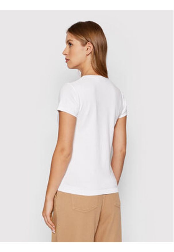 United Colors of Benetton - United Colors Of Benetton T-Shirt 1091D1M10 Biały Regular Fit. Kolor: biały. Materiał: bawełna