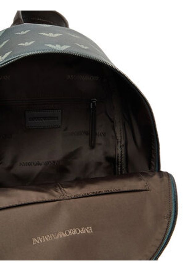 Emporio Armani Plecak EM005666 AF23972 MB542 Granatowy. Kolor: niebieski. Materiał: skóra