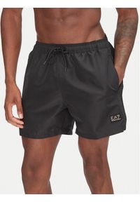 EA7 Emporio Armani Szorty kąpielowe 7M000530 AF13241 UC001 Czarny Regular Fit. Kolor: czarny. Materiał: syntetyk