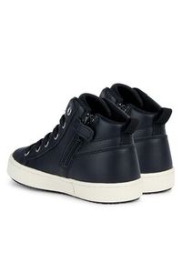 Geox Sneakersy J Kalispera J364GB 0BCEW C9244 S Czarny. Kolor: czarny. Materiał: skóra