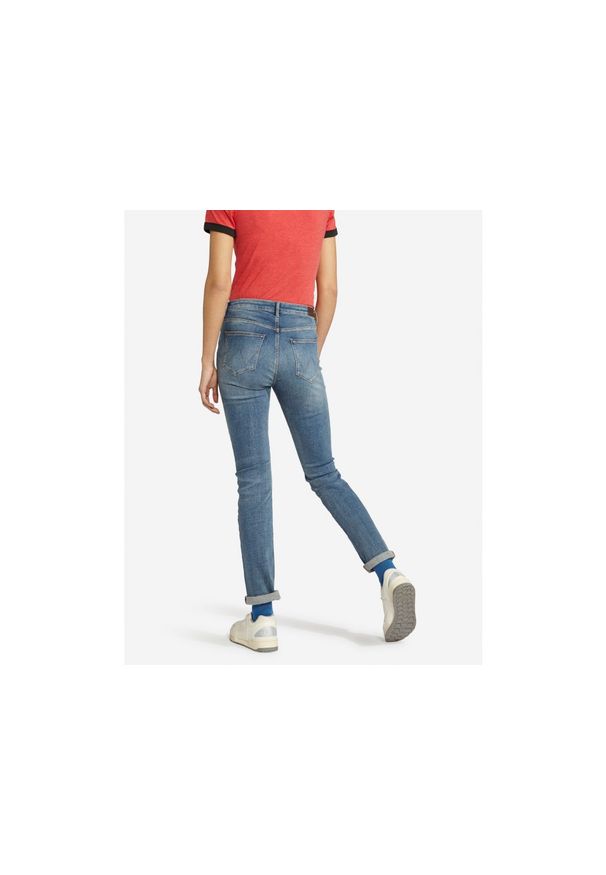 Wrangler - DAMSKIE SPODNIE JEANSOWE WRANGLER HIGH SLIM OUT RUN W27GSP212 112128058