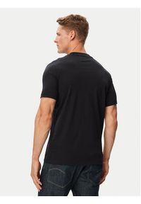 Karl Lagerfeld - KARL LAGERFELD T-Shirt 755026 563224 Granatowy Regular Fit. Typ kołnierza: dekolt w karo. Kolor: niebieski. Materiał: bawełna #4