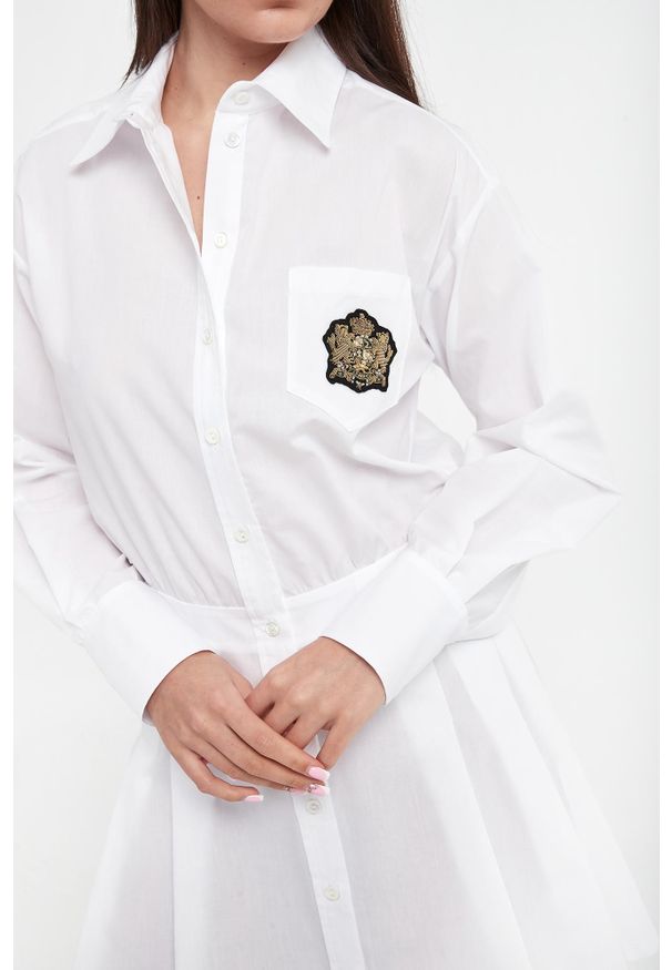 Ermanno Firenze - Sukienka koszulowa mini ERMANNO FIRENZE. Typ sukienki: koszulowe. Długość: mini