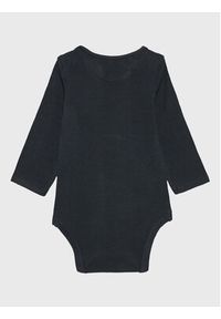 Calvin Klein Jeans Body dziecięce Monogram IN0IN00033 Czarny Regular Fit. Kolor: czarny. Materiał: bawełna #3