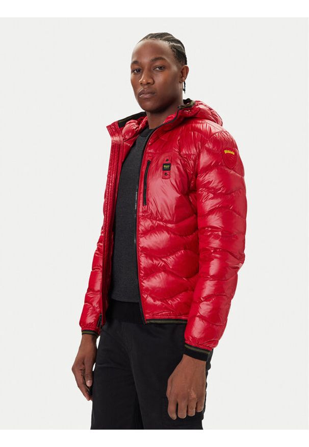 Blauer Kurtka puchowa 25WBLUC03074 006355 Czerwony Regular Fit. Kolor: czerwony. Materiał: syntetyk