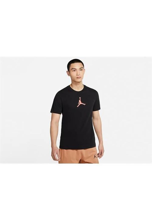 Koszulka sportowa męska Nike Air Jordan Dri-fit Air Graphic. Kolor: czarny. Długość rękawa: krótki rękaw. Technologia: Dri-Fit (Nike). Długość: krótkie