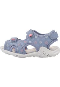 Geox - Sandały GEOX J SANDAL WHINBERRY G Niebieski. Kolor: niebieski. Materiał: syntetyk, tkanina. Sezon: lato