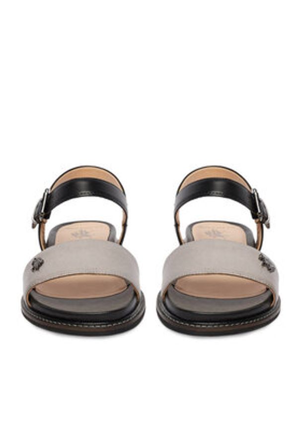 U.S. Polo Assn. Sandały EO-ADELI001W/6L1 Srebrny. Kolor: srebrny. Materiał: skóra