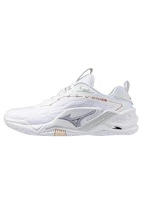 Obuwie do piłki ręcznej Kobieta Mizuno Wave Stealth Neo 2 biały. Kolor: biały, wielokolorowy, różowy. Model: Mizuno Wave