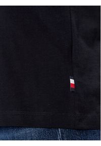 TOMMY HILFIGER - Tommy Hilfiger T-Shirt Track Graphic MW0MW34429 Granatowy Regular Fit. Kolor: niebieski. Materiał: bawełna #4