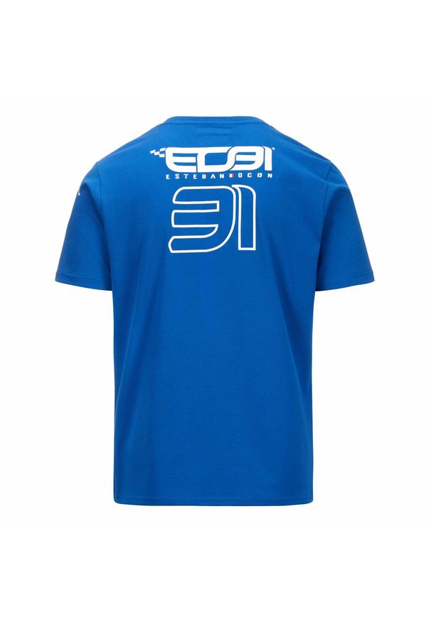 Kappa - Koszulka dla dzieci Alpine F1 Ardlo Gasly 2024. Kolor: niebieski