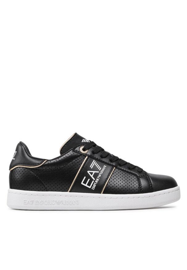 EA7 Emporio Armani Sneakersy X8X102 XK258 M700 Czarny. Kolor: czarny. Materiał: skóra
