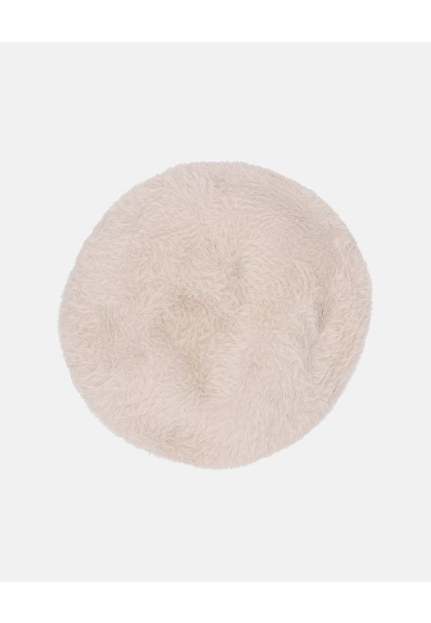 Unisono - BEŻOWY BERET 135-C2073 BEIGE. Kolor: beżowy. Materiał: poliester, elastan