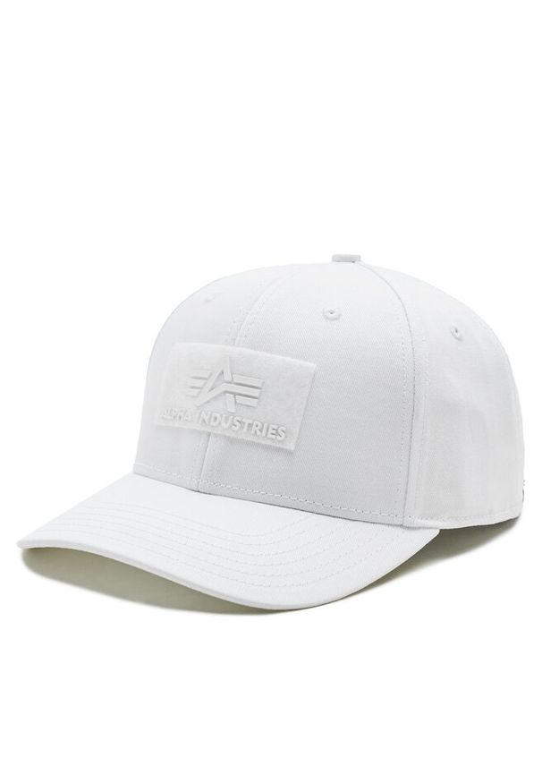 Czapka z daszkiem Alpha Industries. Kolor: biały
