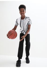 bonprix - Spodnie dresowe z czystej bawełny (2 pary). Kolor: czarny. Materiał: bawełna, dresówka #3