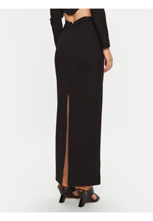 STAUD Spódnica ołówkowa Petunia R24P6128PT Czarny Slim Fit. Kolor: czarny. Materiał: wiskoza