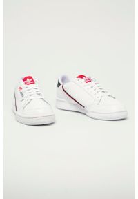 adidas Originals - Buty Continental 80 FZ1818. Nosek buta: okrągły. Zapięcie: sznurówki. Kolor: biały. Materiał: guma #4