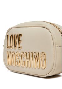 Love Moschino - LOVE MOSCHINO Torebka JC4026PP1MKD0110 Écru. Materiał: skórzane
