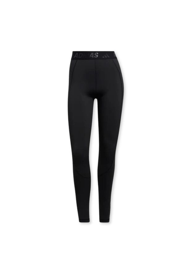 Legginsy treningowe damskie Adidas Techfit High Rise Long. Kolor: czarny. Materiał: poliester. Technologia: Techfit (Adidas)