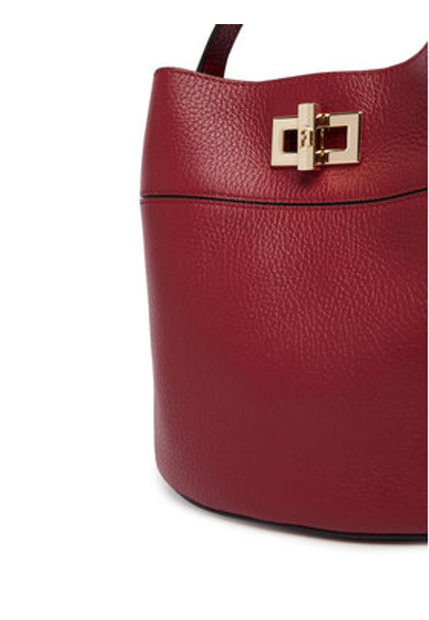 Furla Torebka Amelia Mini WE00879 HSF000 CN CGQ00 Bordowy. Kolor: czerwony. Materiał: skórzane