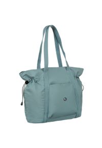 Shopperka damska Peterson PTN CSM-15 niebieska. Kolor: niebieski. Styl: casual. Rodzaj torebki: na ramię