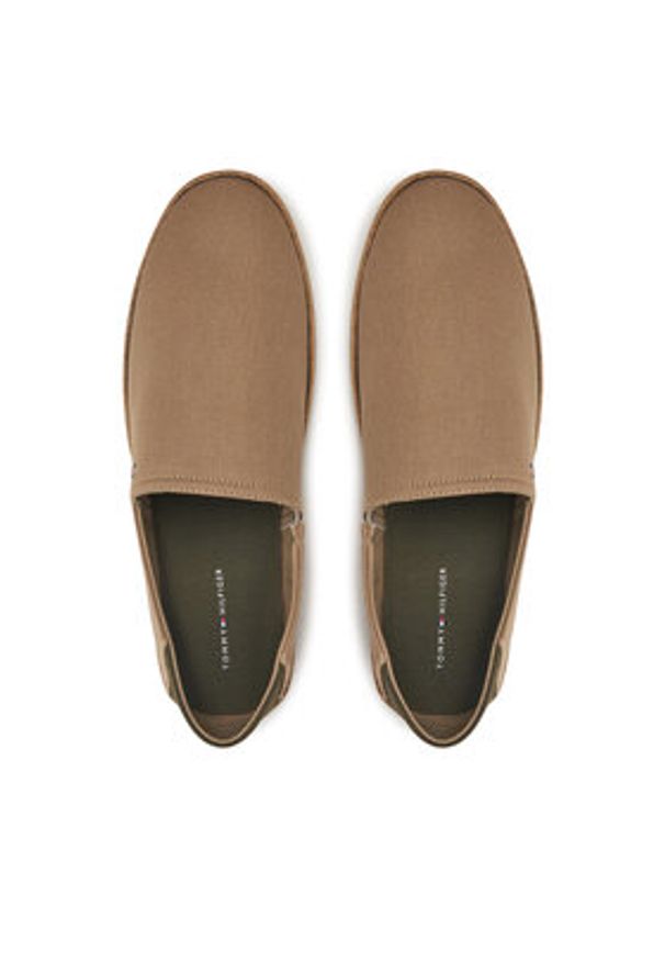 TOMMY HILFIGER - Tommy Hilfiger Espadryle FM0FM05353 Beżowy. Kolor: beżowy. Materiał: materiał