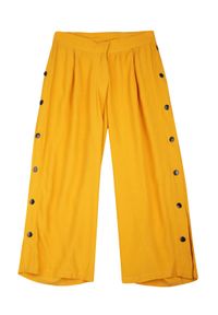 TOP SECRET - Spodnie damskie culotte, w modnym kolorze. Okazja: na co dzień. Kolor: żółty. Materiał: tkanina. Sezon: zima, jesień. Styl: casual, elegancki #5