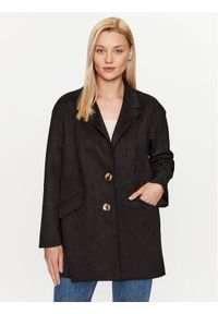 only - ONLY Marynarka 15293023 Czarny Regular Fit. Kolor: czarny. Materiał: syntetyk