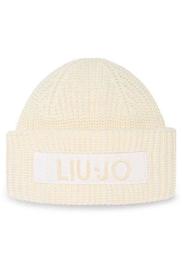 Liu Jo Czapka 2F5057 M0300 Écru. Kolor: kremowy. Materiał: akryl