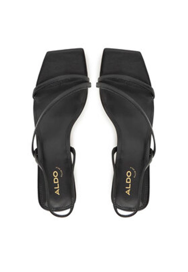 Aldo Sandały Ferra 13966759 Czarny. Kolor: czarny. Materiał: skóra