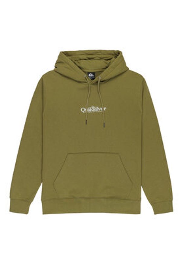 Quiksilver Bluza EQYFT05136 Khaki Regular Fit. Kolor: brązowy. Materiał: bawełna