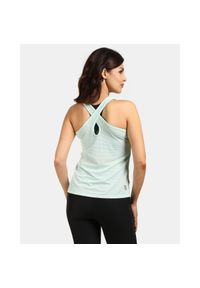 Damski tank top Kilpi Sien. Kolor: wielokolorowy, niebieski, zielony. Materiał: materiał. Sport: bieganie #1