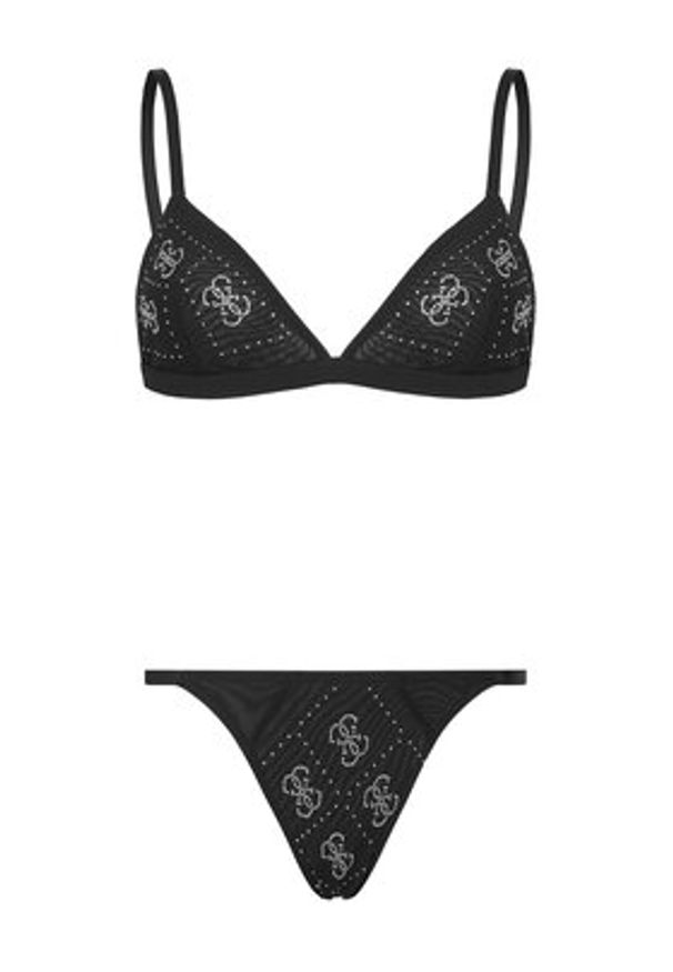 Guess Komplet bielizny O5BG05 K1740 Czarny. Kolor: czarny. Materiał: syntetyk