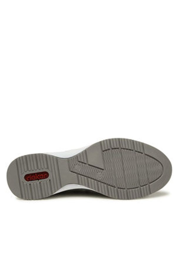 Rieker Sneakersy N4359-90 Biały. Kolor: biały. Materiał: skóra