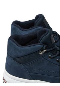 TOMMY HILFIGER - Tommy Hilfiger Sneakersy Hilfiger Warm Nubuck Hybrid B FM0FM05189 Granatowy. Kolor: niebieski. Materiał: skóra #3