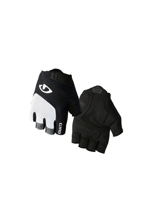 GIRO - Krótkie rękawice Giro Bravo Gel. Kolor: biały. Sport: kolarstwo