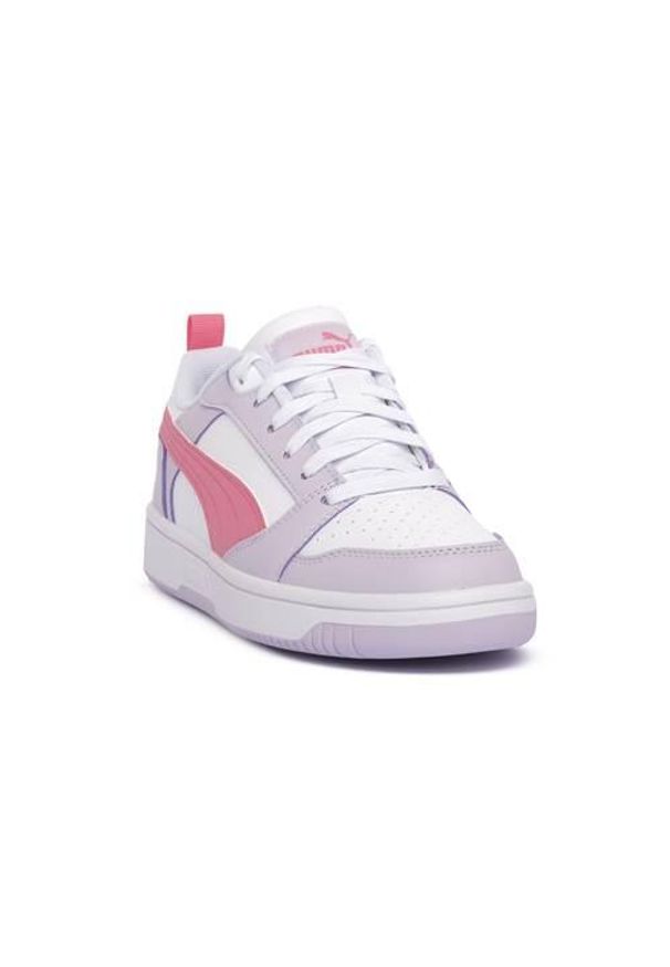 Buty do chodzenia damskie Puma 22 Rebound V6 Low Jr. Kolor: wielokolorowy. Materiał: materiał, syntetyk. Szerokość cholewki: normalna. Sport: turystyka piesza