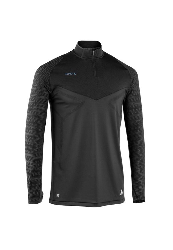 KIPSTA - Bluza do piłki nożnej CLR. Kolor: czarny. Materiał: materiał. Sport: piłka nożna, bieganie