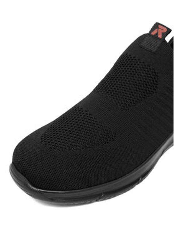 Rieker Sneakersy CEO-B7365-00 Czarny. Kolor: czarny. Materiał: materiał